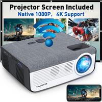 Proiettore Bluetooth WiFi 1080P HD Supporto 4K