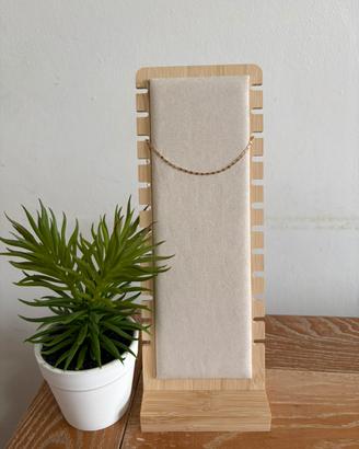 Cavigliera Oro Maglia Piatta Elegant - Nuova