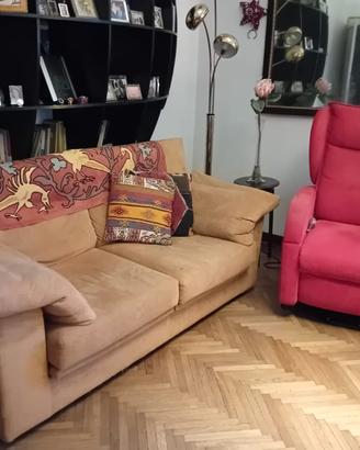 Divani in pelle scamosciata