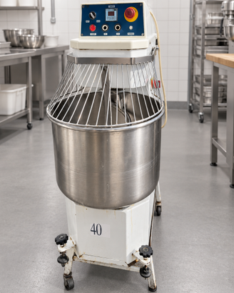 Impastatrice a spirale da 40 kg effettivi - 2 vel