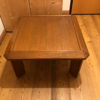 Tavolino Legno Massiccio Abete 75x75x45 cm usato