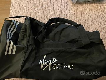 Borsone nero palestra adidas Virgin active