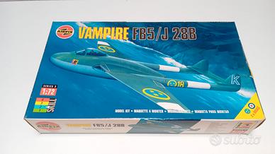 Airfix Vampire FB/5J 28B Model Kit Scala 1/72