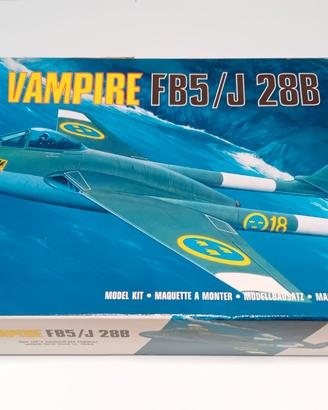Airfix Vampire FB/5J 28B Model Kit Scala 1/72