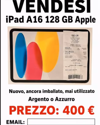 iPad A16 Apple.