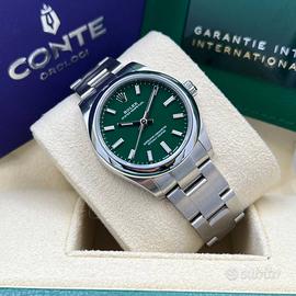🟢ROLEX OYSTER PERPETUAL GREEN DIAL REF.277200