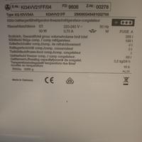 Frigorifero/freezer combinato Siemens da 285lt