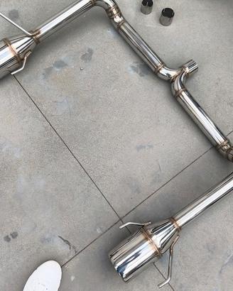 scarico acciaio inox 