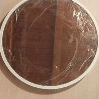 Specchio bagno con cornice bianca in alluminio