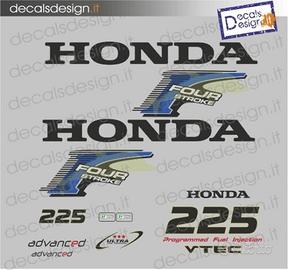 kit adesivi motore marino Honda 225 cv v-tec