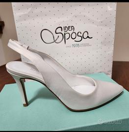 scarpe bianco candido