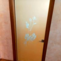 Porta di vetro per ambienti interni