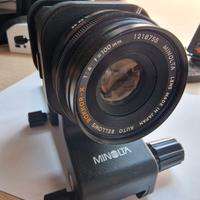 MINOLTA MD 100 f.4 Bellows  con soffietto