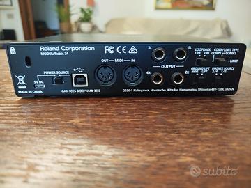 SCHEDA AUDIO ROLAND RUBIX24