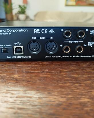 SCHEDA AUDIO ROLAND RUBIX24