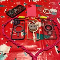 Lotto 6 cover iPhone 16. Prezzo per tutte.