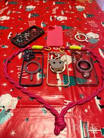 Lotto 6 cover iPhone 16. Prezzo per tutte.