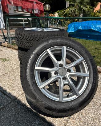 Cerchi MAK 15” + Gomme Fulda Montero 3 INVERNALI