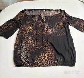 Completo Fiorella Rubino – Blusa Animalier 100% Vi