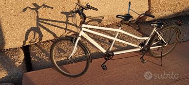 bici tandem a due posti