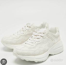 Scarpe uomo Gucci Rhyton White Supreme