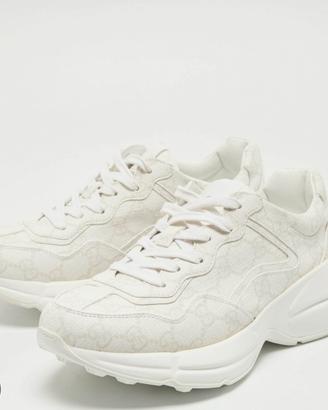 Scarpe uomo Gucci Rhyton White Supreme