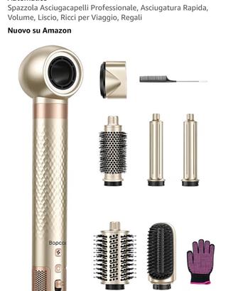 Bopocci Asciugacapelli Multifunzione 7 in 1