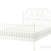 Letto Ikea modello  leirvik con doghe regolabili