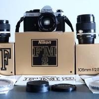 Stupenda NIKON FM2 come nuova con 24-50-105mm