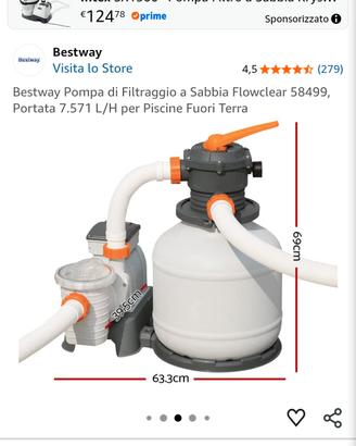 Pompa Bestway filtro sabbia 