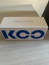 Occhiali KOO Spectro Black Matt green mirror