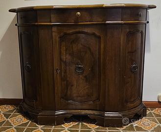 Mobiletto Vintage Mezzaluna Legno