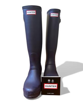Stivali Hunter Original Tall blu navy donna 38
