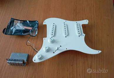 Pickguard cablato Stratocaster Squier  + ponte