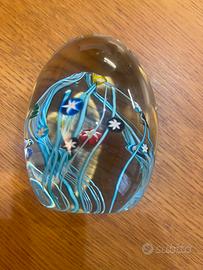 Fermacarte Murano a forma di uovo