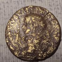 vecchia moneta Sesterzio romano 