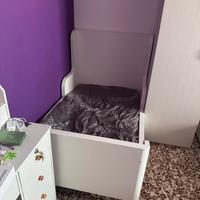letto allungabile Ikea  più materasso