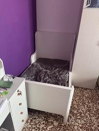 letto allungabile Ikea  più materasso