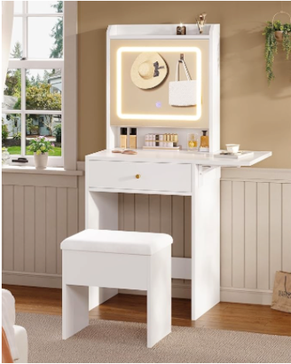 Toeletta Con Luci LED - Tavolo da Trucco Piccolo