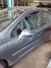 Porta anteriore sx nuda PEUGEOT 207 del 2007