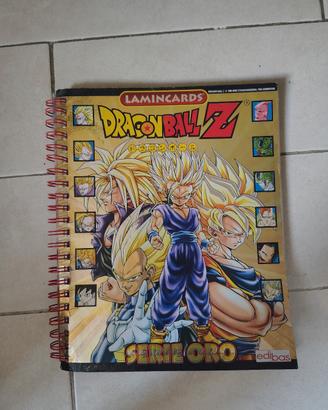 ALBUM DI DRAGON BALL Z  SERIE ORO SEMI COMPLETO 