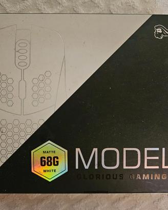 Glorious Model D 68g Mouse Gaming Bianco Opaco
