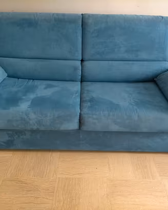 divano letto in Alcantara + poltrona