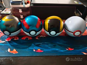 Lotto Pokemon 4 poke ball vuote 