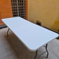 Tavolo da giardino pieghevole 