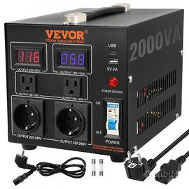 Trasformatore da 230V a 115V e viceversa 2kVA