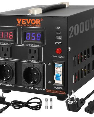 Trasformatore da 230V a 115V e viceversa 2kVA