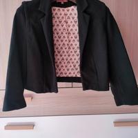 Giacchino corto nero con fodera 100% cotone