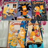 Primi 5 numeri fumetto Simpson 1998