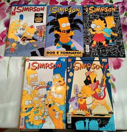 Primi 5 numeri fumetto Simpson 1998